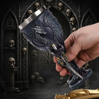 Dragon Guardian Goblet – Gotycki Kielich Strażnika Smoka BlackSteel Edition