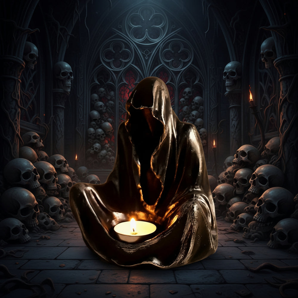 Silent Shadow Monk – Mroczny Rytualny Posiadacz Świec VoidKeeper Edition