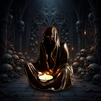 Silent Shadow Monk – Mroczny Rytualny Posiadacz Świec VoidKeeper Edition