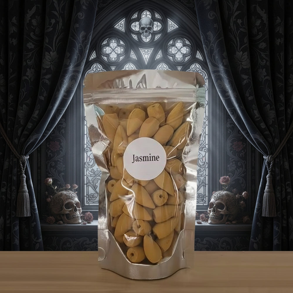 Jasmine Ritual Incense Cones – Stożki Kadzidlane Jaśminowe Sacred Essence Edition