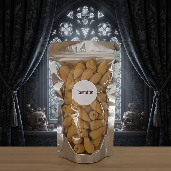 Jasmine Ritual Incense Cones – Stożki Kadzidlane Jaśminowe Sacred Essence Edition