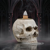 Skull Mist Incense Burner – Gotycki Kominek Kadzidlany Czarna Czaszka SmokeFall Edition