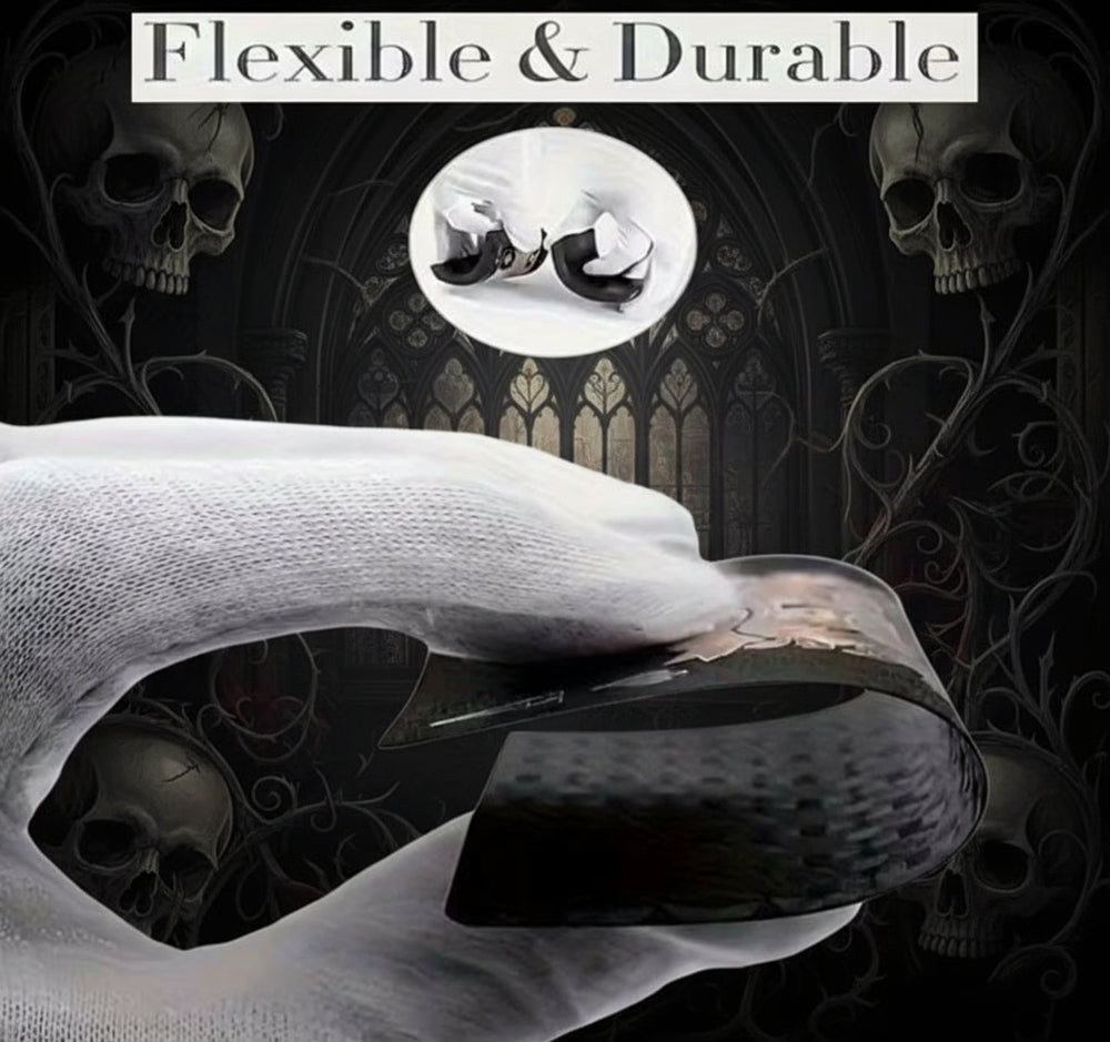 Gothic Black Edition – Wodoodporna Talia Kart ze Złotą i Srebrną Folią Gothic Black Edition