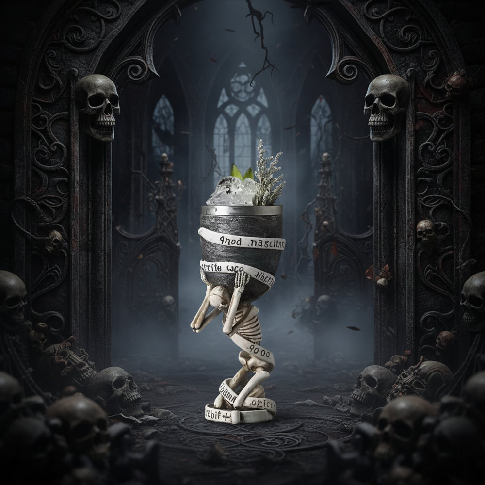 Soulbearer Skeleton Chalice – Gotycki Kielich Niosący Duszę CryptKeeper Edition