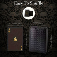 Gothic Black Edition – Wodoodporna Talia Kart ze Złotą i Srebrną Folią Gothic Black Edition